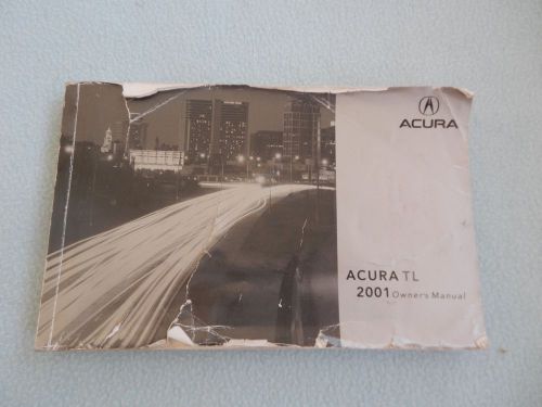 2001 acura tl owners manual