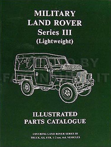 1972-1980 land rover military series iii parts book illustrated catalog 3