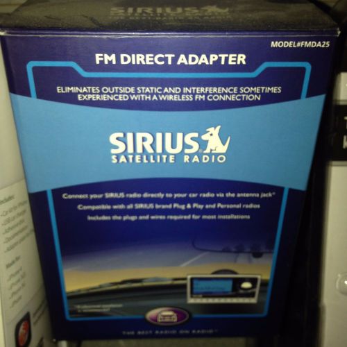 Sirius car radio/stereo fm direct connect with antenna adapters