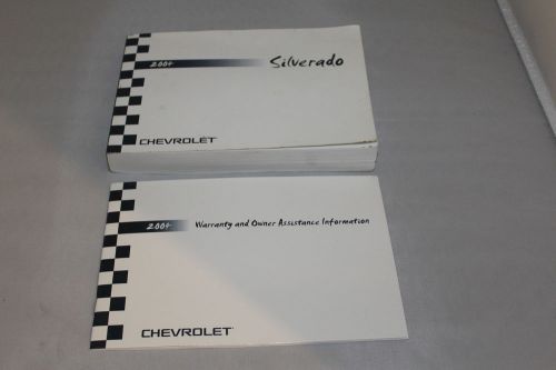 2004 chevy chevrolet silverado owners manual warranty book w/ case free shipping