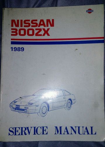 1989 nissan 300zx shop manual 89 original 300zx repair service book oem