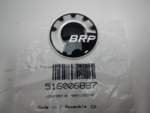 Can am brp renegade oval round logo emblem 48mm oem new #516006887