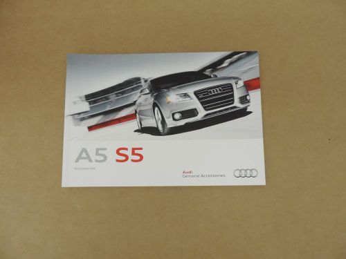 2012 audi a5 s5 accessories brochure sales brochure dealer catalog