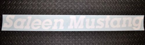 1 =saleen mustang windshield decals white  / original oem 1984-1988