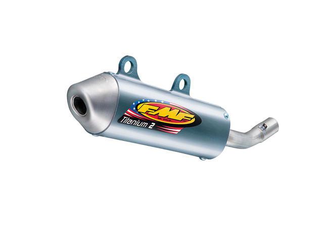 Fmf racing titanium 2 silencer titanium end cap fits ktm 144 sx 2007-2008