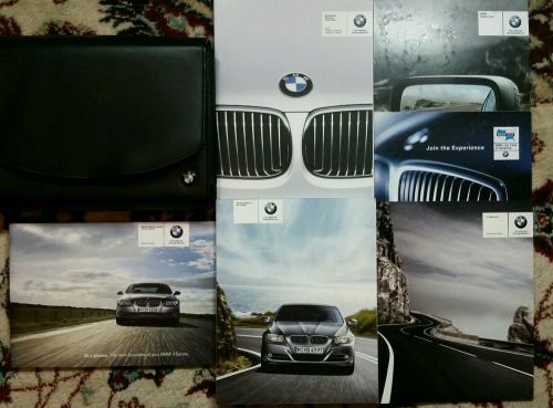 2011 bmw 3 series owners manual, navigation manual complete set with case