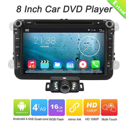 Android 4.4 double din car gps navigation for vw b6 / caddy/passat / sagitar+cam