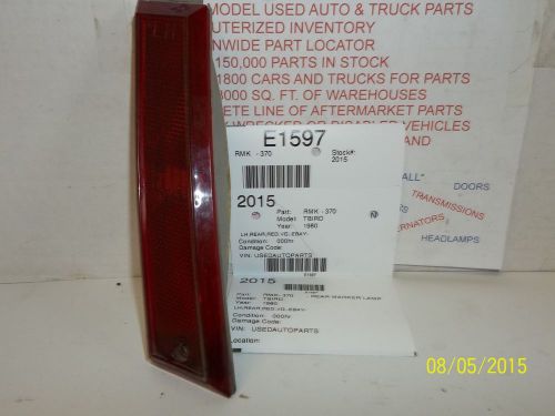 1980 ford thunderbird rear marker light lamp lens