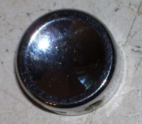 50s 60s seat  dash  knob ? puck  shape looking chrome mopar gm ?? ford ?? nice