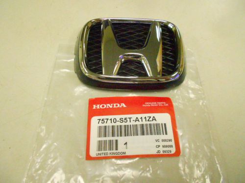 75710-s5t-a11za 2004 honda civic front grille h emblem logo with base