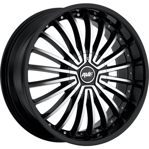 18x7.5 black avenue a602 wheels 5x100 5x4.5 +40 ford probe fusion crown vic