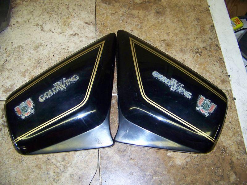 Honda gl1100 goldwing side panels cover set left right 80 81 82 83 black