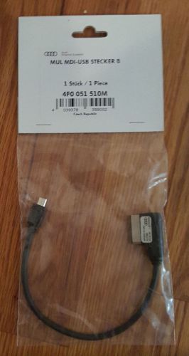 Audi 4f0051510m micro usb adapter cable for the audi music interface