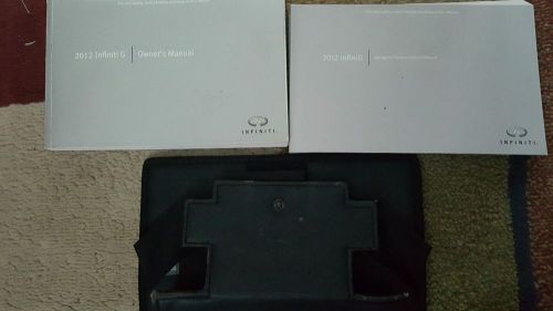 2012 infiniti g owners manual