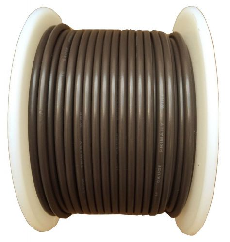 16 awg brown 100 ft automotive primary copper wire stranded