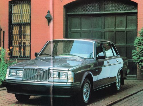 1983 volvo brochure / catalog: dl,gl,turbo,wagon,