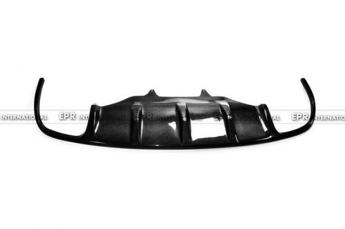 Epr rear bumper bottom diffuser lip plates for porsche macan dtm carbon fiber