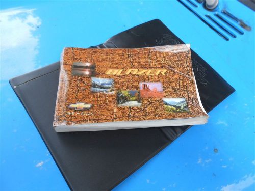 2000 chevy s10 s series blazer owners manual gm