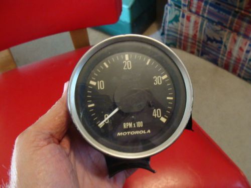 Vtg used tachometer 4000 rpm  motorola tach estate find