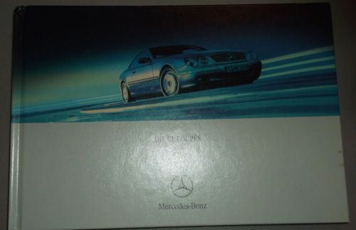 2002 mercedes benz cl coupe hardcover prestige broacher german