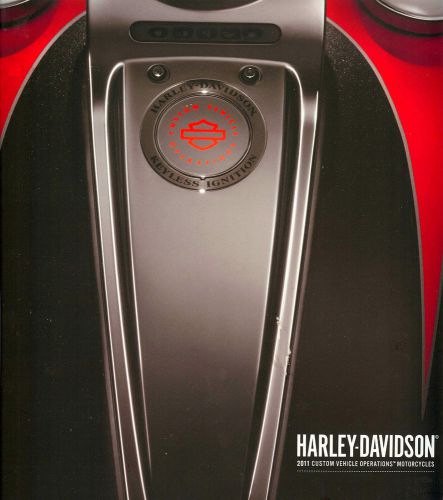 2011 harley-davidson cvo motorcycles brochure -flhtcuse6-flstse2-flhxse2-fltruse