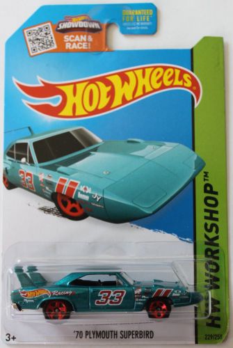 Hot wheels plymouth superbird road runner chrysler hemi super barrel v8 petty