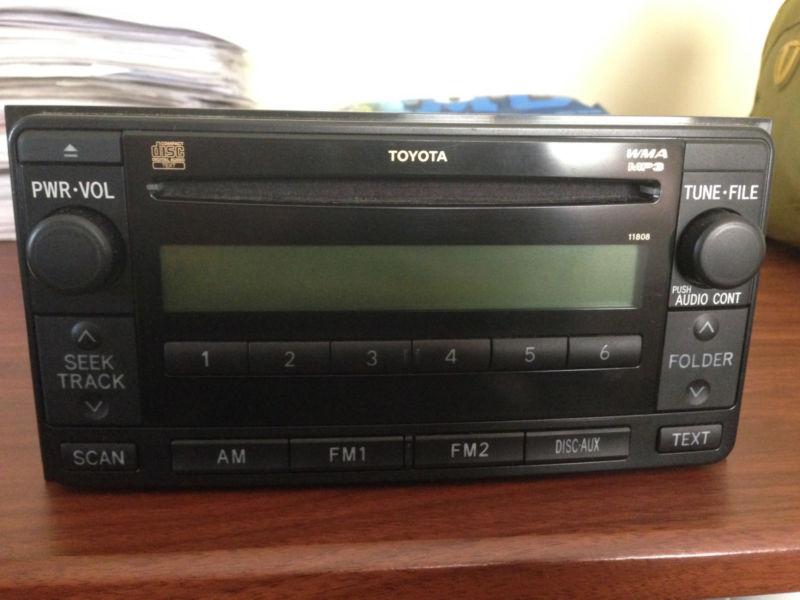 06 07 toyota 4-runner cd player fujitsu ten radio oem