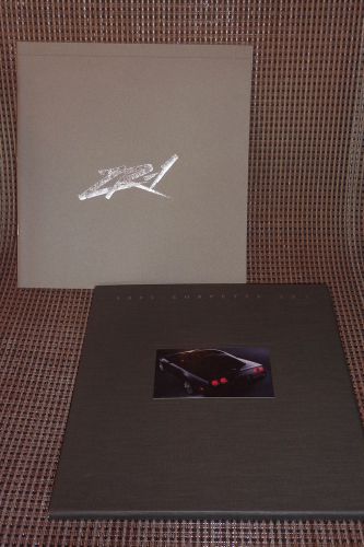 Gm chevrolet corvette 1991 zr1 owners manual zr-1 genuine general motors accesso