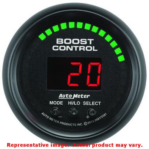 Auto meter 2681 z-series/es series boost controller gauge black 2-1/16&#034; (52.4mm