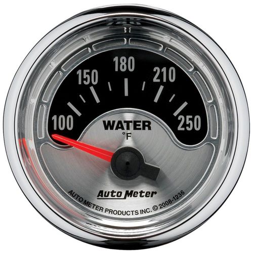 Autometer 1236 american muscle water temperature gauge