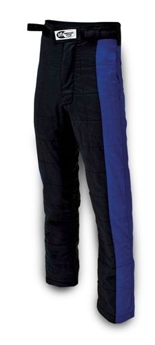 Impact racing 23313506 the racer suit pants black and blue large