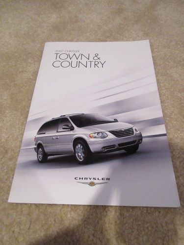 2007 chrysler town and country sales brochure