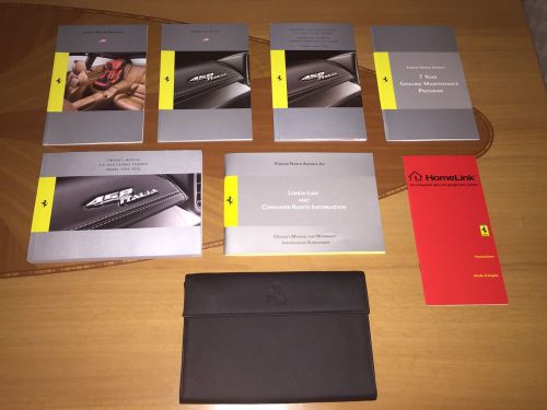 2013 ferrari 458 italia coupe - owners manual set