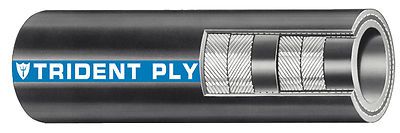 Trident rubber trident ply soft wall water hose 1&#034; x 12.5&#039; 1101004