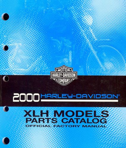 2000 harley-davidson xlh sportster models parts catalog manual -1200-883