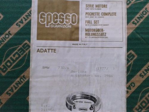 Bmw ser. 7 ( e23 ), 2986 cc, ( 1977/ ), 6 cilindri - full engine gasket set