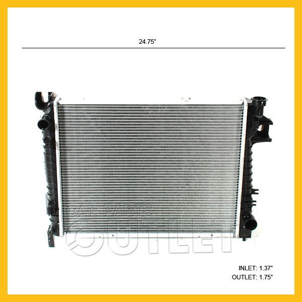 03 dodge r2500 pickup radiator 5.9l v8 gas 04-06 07 08 09 r1500 3.7l v6/4.7l v10