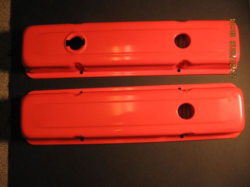 Remanufactured orange valve covers, fits 1978-82 corvette