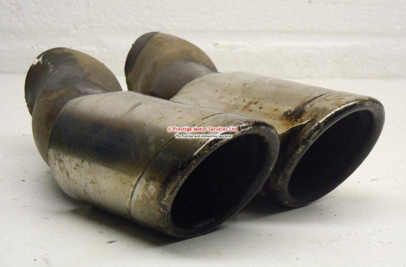 Audi s8 twin exhaust tips 