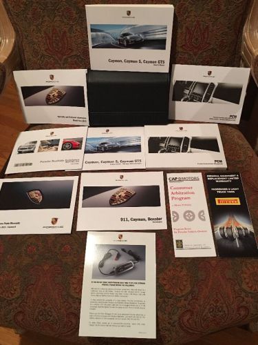 2012 2013 2014 2015 porsche cayman s gts owners manual oem complete set