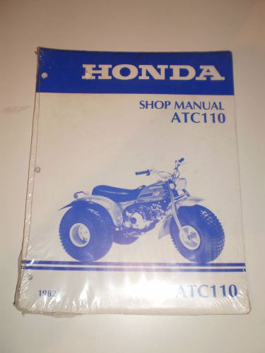 Nos honda atc110 1982 with 83 addendum official honda shop service manual new