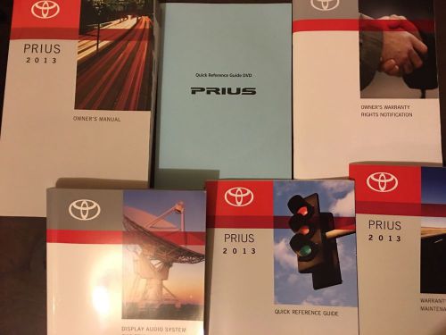 2013 toyota prius  owners manual