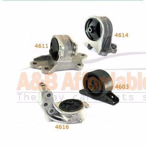 Fits: 00-05 mitsubishi eclipse 3.0l engine motor &amp; trans mount set 4pcs for auto