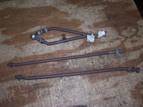 1958 chevrolet belair biscayne interior under dash steering column support rods