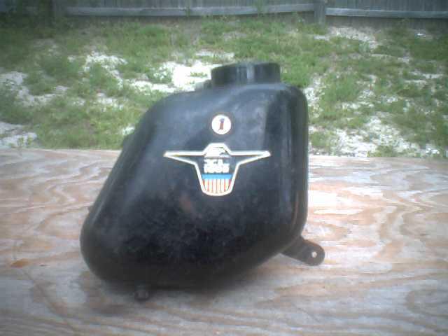 1974-75 harley xl1000 oil tank.