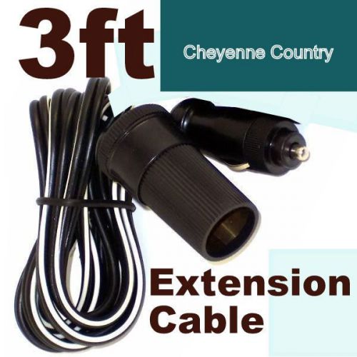 12v cigarette lighter power extension cable for boats trucks rv &amp; atv cc