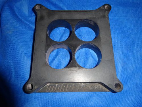 Moroso 64930 intake to carburetor spacer 1&#034; 4 barrel