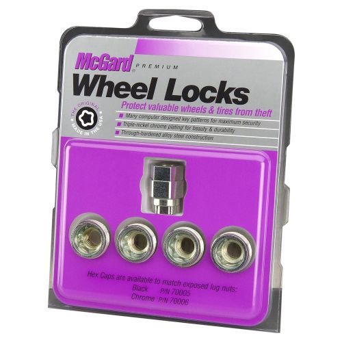 Mcgard 24010 cone seat- under hub cap wheel lock set (1/2&#034;-20)