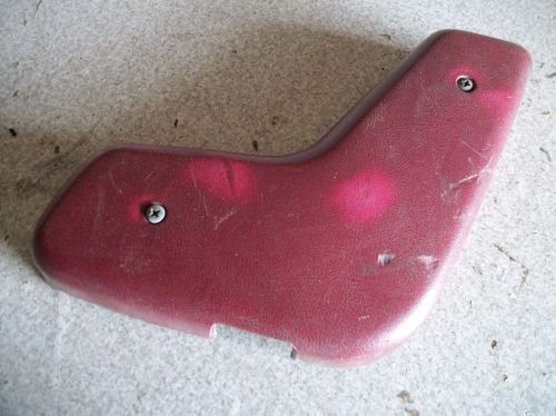 1989-92 dodge d350 diesel lh+rh red  lower side metal folding seat post covers