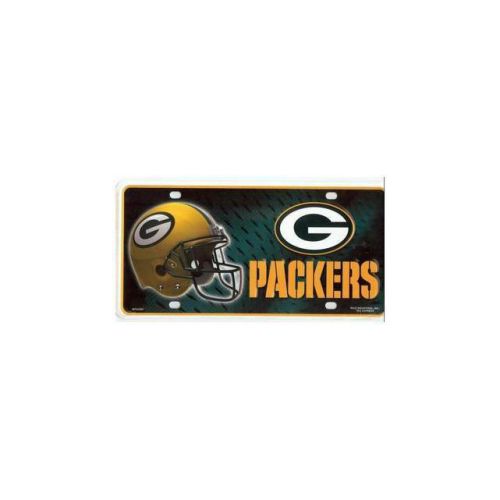 Green bay packers metal license plate - mtg3301